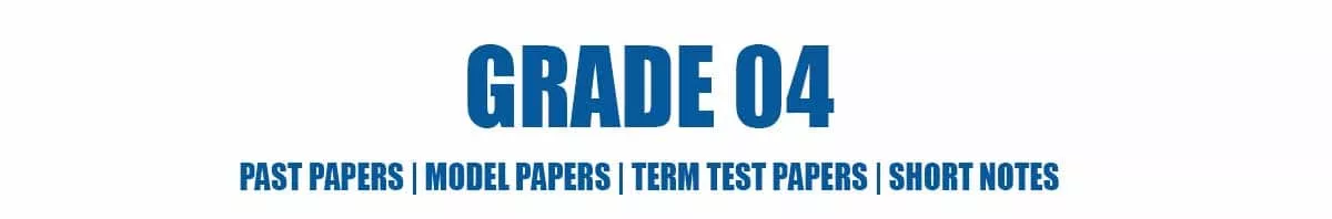 Grade 04 - Past Papers , Model Papers , Term Test Papers , Short Notes Download Grade 04 Past Papers, Model Papers, Term Test Papers, Short Notes, text textbooks, School Syllabus,