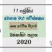 Grade 11 Home Science Past Paper 2020 (3rd Term Test) | Western Province