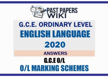 Download 2020 O/L English Language Marking Scheme