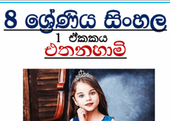 Grade 08 Sinhala - Unit 01 | Ethanahami