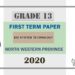 Grade 13 Bio System Technology 1st Term Test Paper 2020 | North Western Province