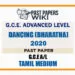 2020 A/L Dancing (Bharatha) Past Paper | Tamil Medium