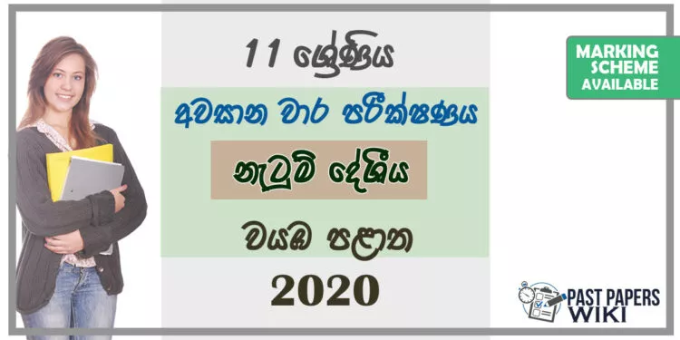 Grade 11 Dancing Paper 2020 (3rd Term Test) | North Western Province