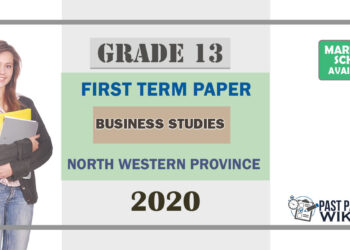 Grade 13 Business Studies 1st Term Test Paper 2020 | North Western Province