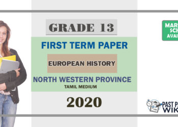 Grade 13 European History 1st Term Test Paper 2020 | North Western Province