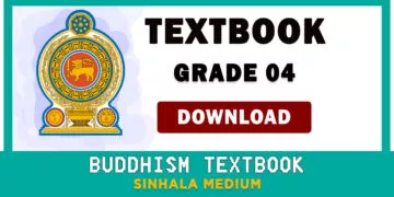 Grade 04 Buddhism textbook | Sinhala Medium – New Syllabus