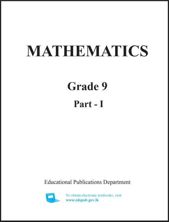 Grade 9 Mathematics Textbook PDF (English Medium)