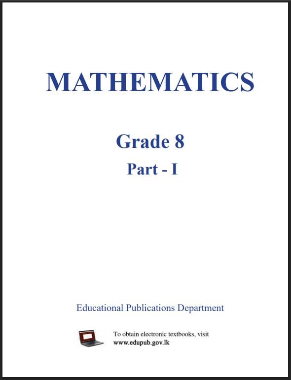 Grade 8 Mathematics Textbook PDF (English Medium)