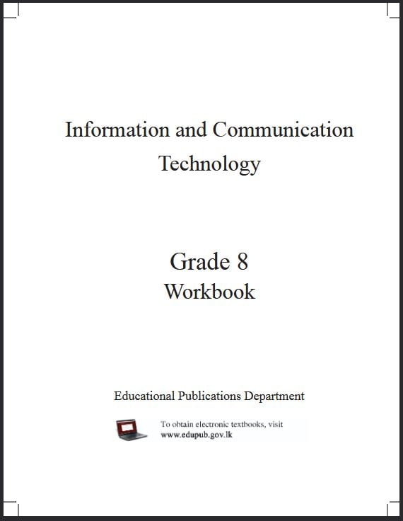 Grade 8 Information And Communication Technology Workbook PDF (English Medium)