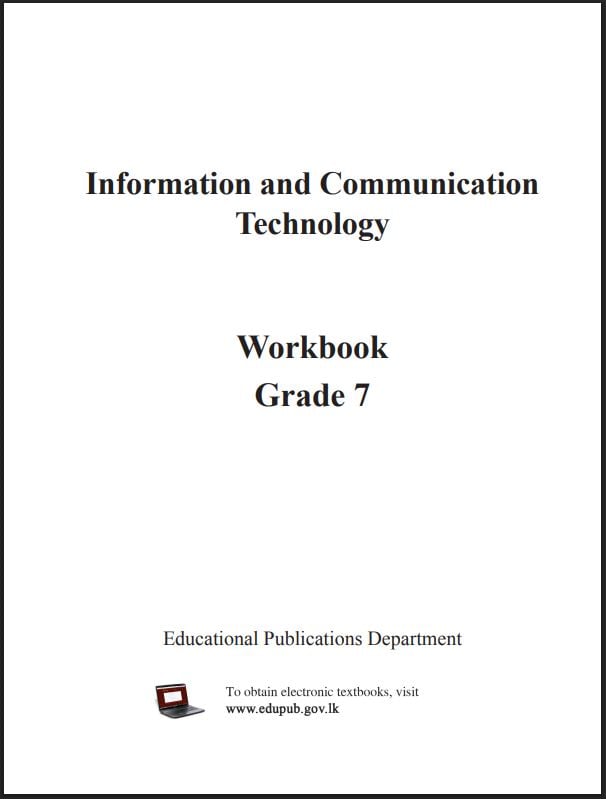 Grade 07 Information And Communication Technology Workbook PDF (English Medium)