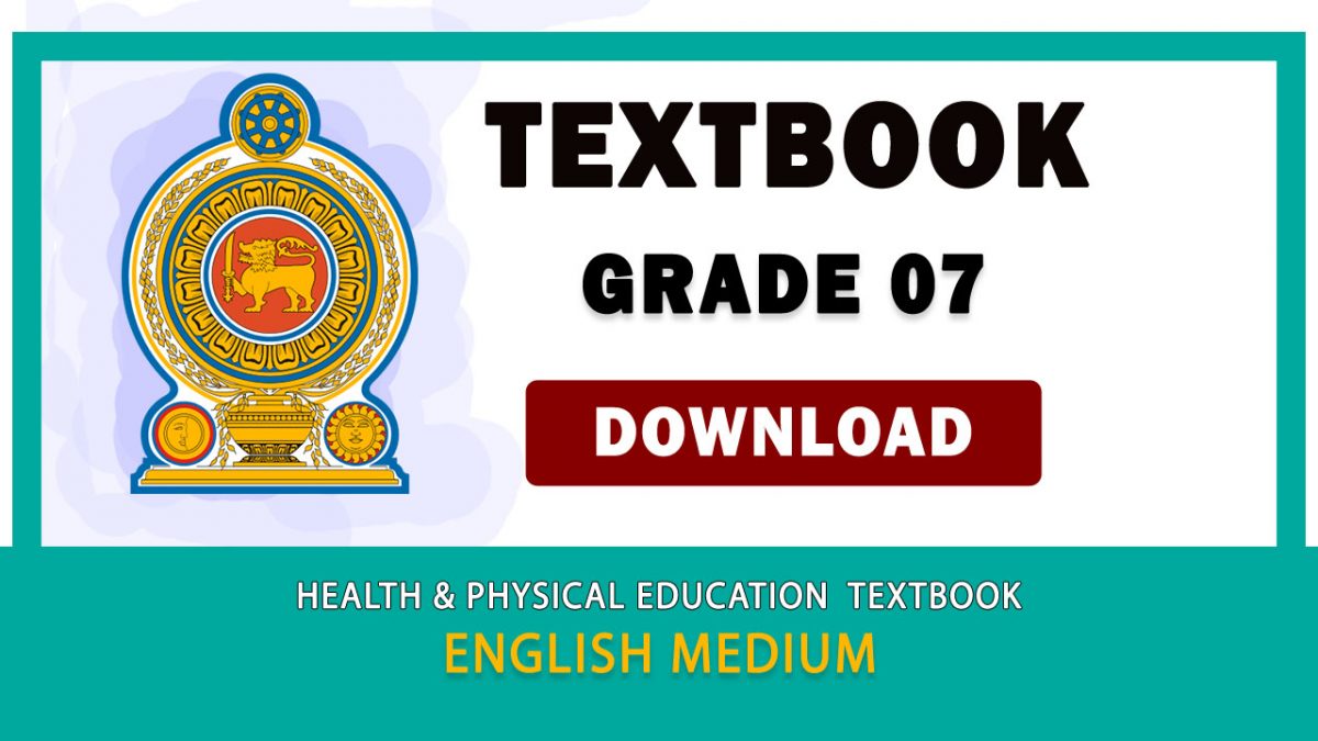 Grade 07 Health And Physical Education textbook | English Medium – New Syllabus