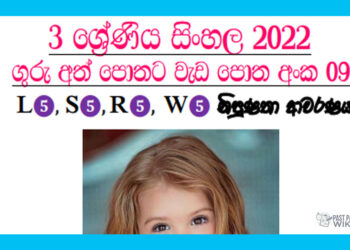 Grade 03 Sinhala | Workbook (09)