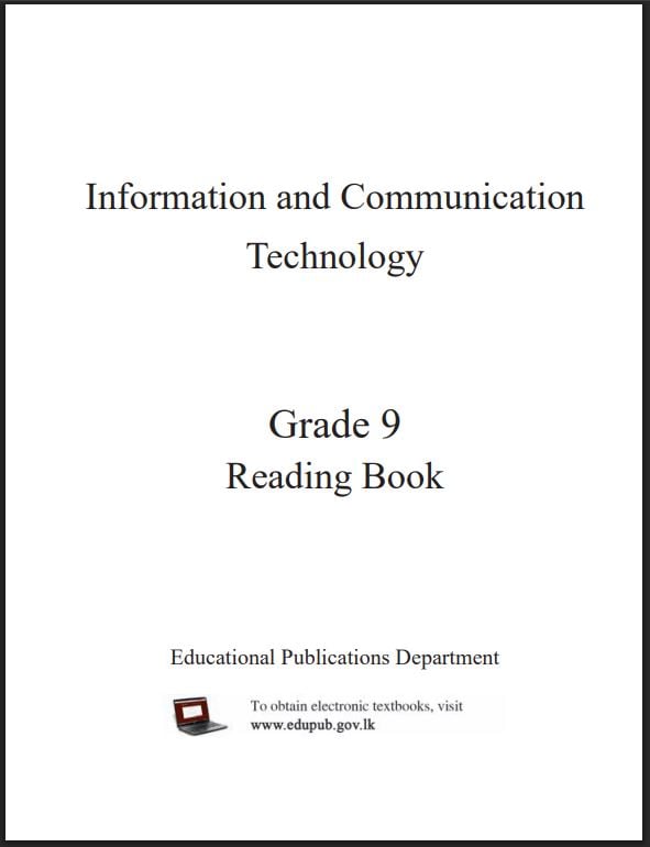 Grade 9 Information And Communication Technology Textbook PDF (English Medium)