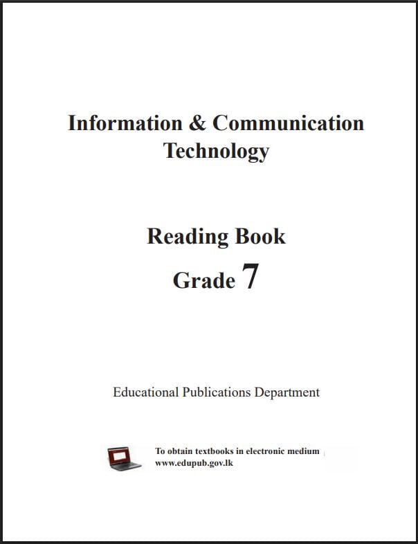 Grade 07 Information And Communication Technology Textbook PDF (English Medium)