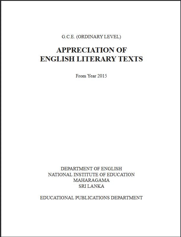Grade 10 Appreciation of English Literary Texts PDF