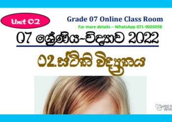 Grade 07 Science Unit 02 | Static Electricity