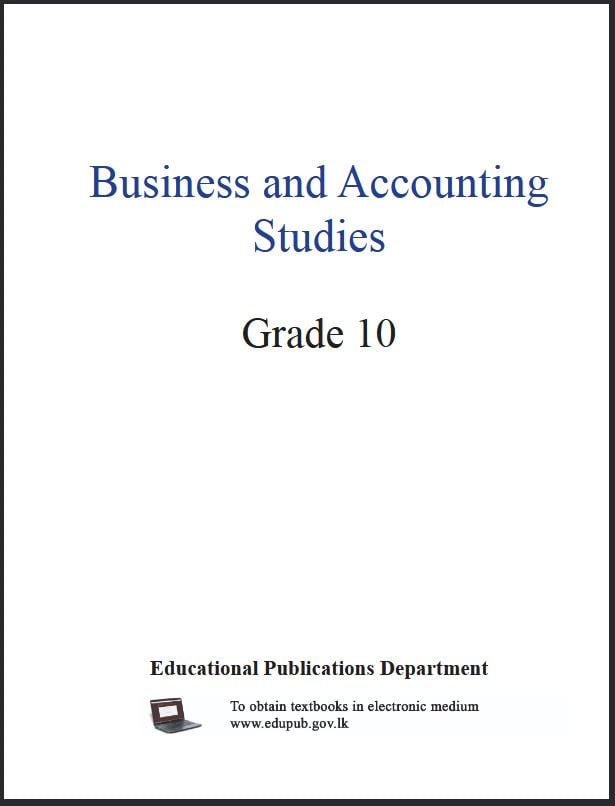 Grade 10 Business And Accounting Studies Textbook PDF (English Medium)