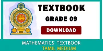Grade 09 Mathematics Part III textbook | Tamil Medium – New Syllabus