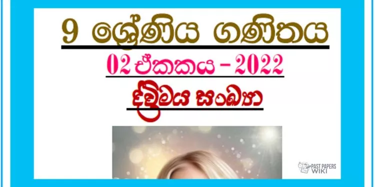 Grade 09 Mathematics Unit 02 | Binary Numbers - textbook exercises