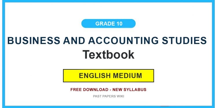 Grade 10 Business And Accounting Studies Textbook PDF (English Medium)