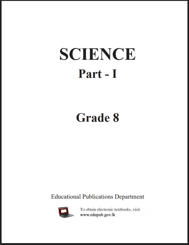 Grade 8 Science Textbook PDF (English Medium)