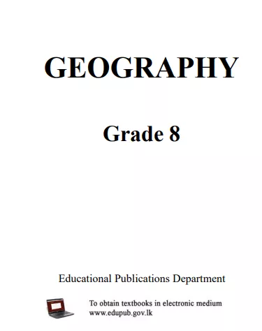 Grade 08 Geography textbook | English Medium – New Syllabus