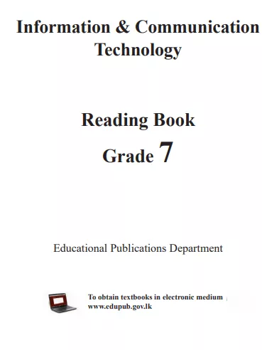 Grade 07 Information And Communication Technology textbook | English Medium – New Syllabus