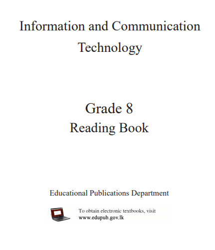 Grade 08 Information And Communication Technology textbook | English Medium – New Syllabus