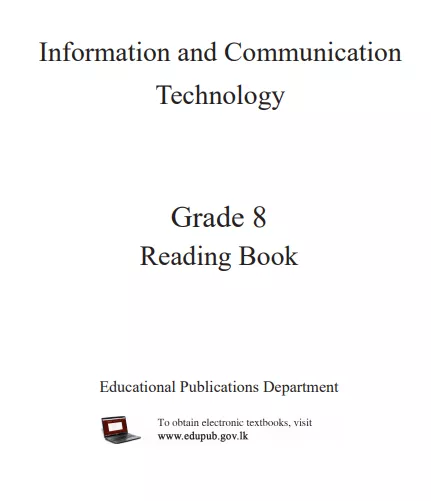 Grade 08 Information And Communication Technology textbook | English Medium – New Syllabus