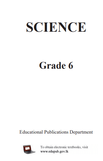 Grade 06 Science textbook | English Medium – New Syllabus