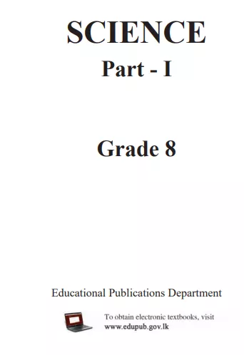 Grade 08 Science Part I textbook | English Medium – New Syllabus