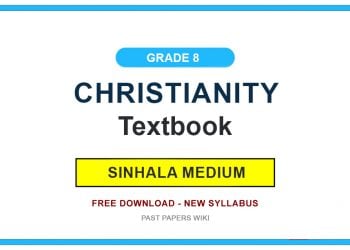 Grade 8 Christianity Textbook PDF (Sinhala Medium)