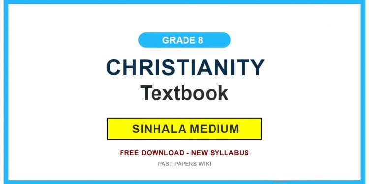 Grade 8 Christianity Textbook PDF (Sinhala Medium)