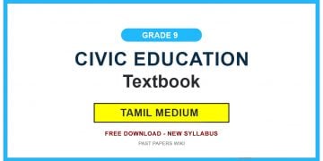 Grade 9 Civic Education Textbook PDF (Tamil Medium)