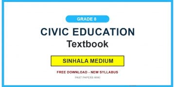 Grade 8 Civic Education Textbook PDF (Sinhala Medium)