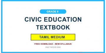 Grade 8 Civic Education Textbook PDF (Tamil Medium)