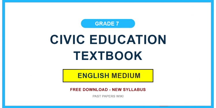 Grade 07 Civic Education Textbook PDF (English Medium)