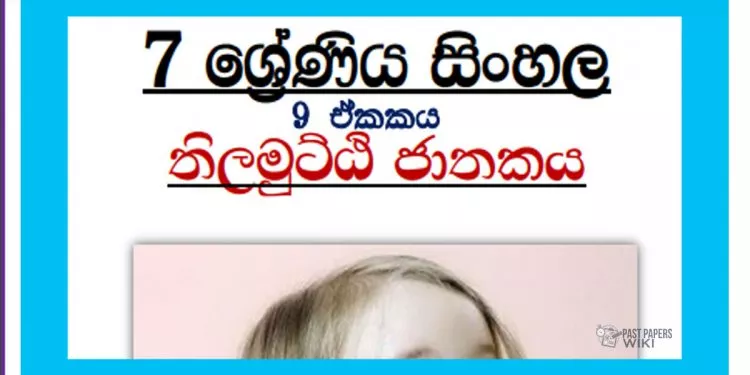 Download Grade 07 Sinhala Unit 09 | Thilamutti jathakaya Tutorial