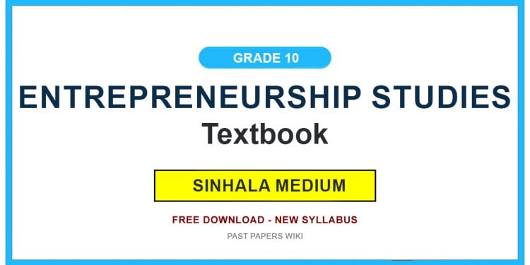 Grade 10 Entrepreneurship StudiesTextbook PDF