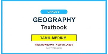 Grade 9 Geography Textbook PDF (Tamil Medium)