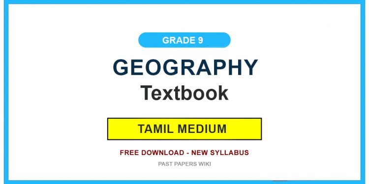 Grade 9 Geography Textbook PDF (Tamil Medium)