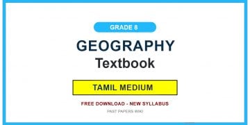Grade 8 Geography Textbook PDF (Tamil Medium)