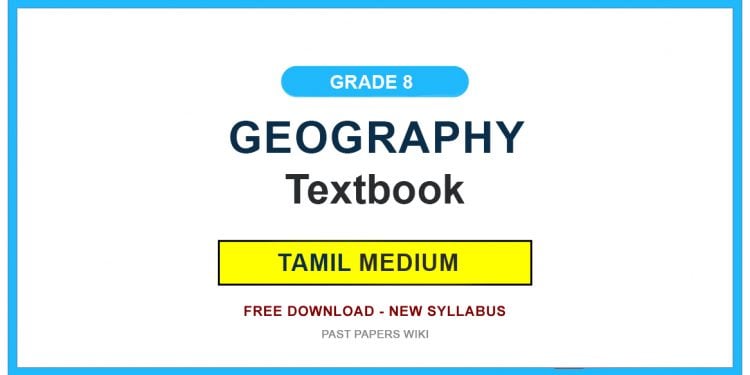 Grade 8 Geography Textbook PDF (Tamil Medium)