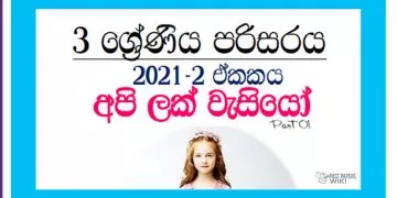 Grade 03 Environment | Unit 02 – Api Lak Wesiyo (1) – 2021