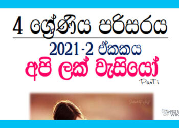 Grade 04 Environment | Unit 02- Api Lak Wasiyo (01)