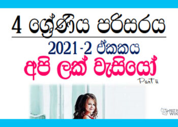 Grade 04 Environment | Unit 02- Api Lak Wasiyo (02)