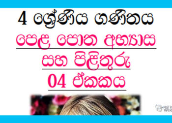 Grade 04 Mathematics | Unit 04 Questions and Answers