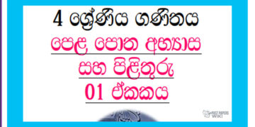 Grade 04 Mathematics | Unit 01 Questions & Answers