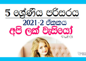 Grade 05 Environment | Unit 02- Api Lak Wasiyo (01)