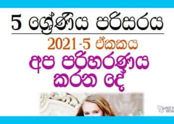 Grade 05 Environment | Unit 05 – Apa Pariharanaya Karana De